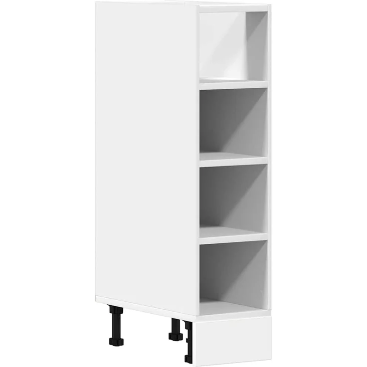 vidaXL Unterschrank Riga Weiß 20x44,5x81,5 cm Holzwerkstoff 854184 – Bild 1