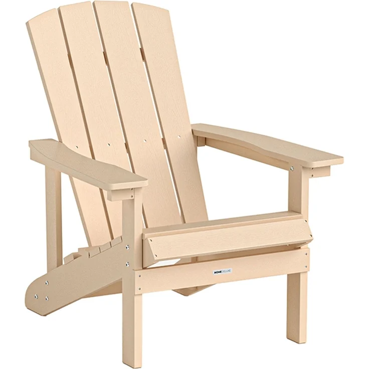 HOME DELUXE Gartenstuhl FAREA inkl. Hocker – Braun – Bild 2