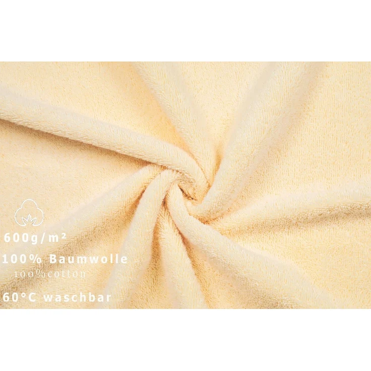 Betz Gästehandtücher 10 Stück Gästehandtücher GOLD Qualität 30x50 cm Farbe beige, 100% Baumwolle (Set, 10-St) – Bild 3