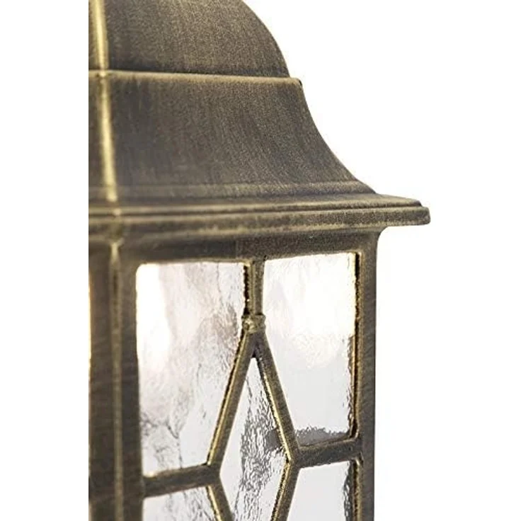 Qazqa Außen-Wandleuchte London, ohne Leuchtmittel, E27, Bronze, Landhaus, Aluminium, 1-flammig – Bild 6