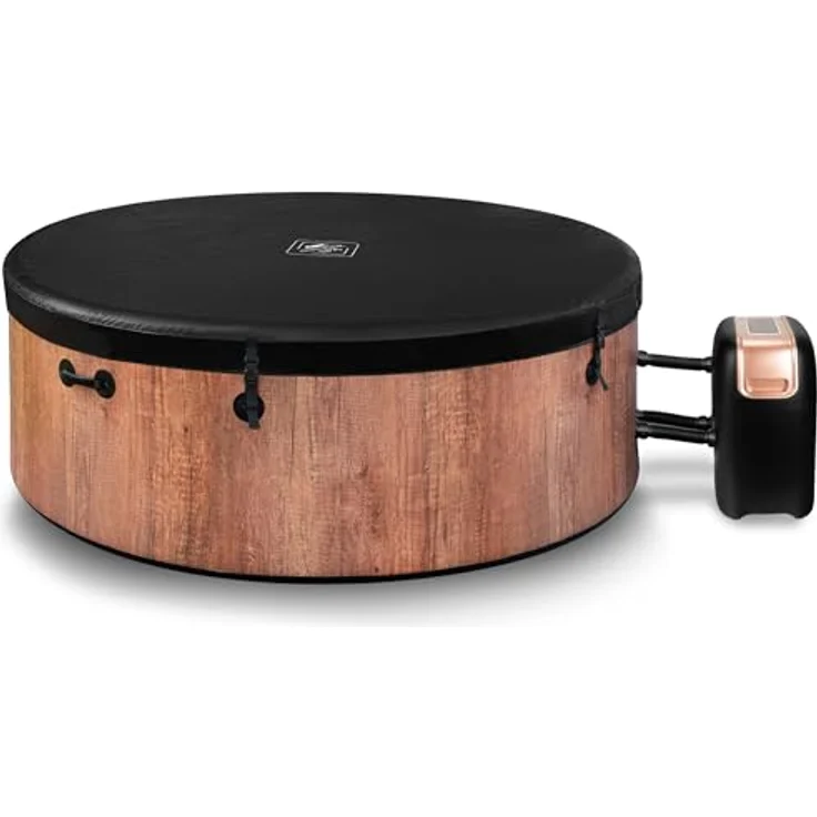 COIL Aufblasbarer Whirlpool SPA, Hydromassage mit 129 Düsen, für 4 Personen, 150 cm, Oak – Bild 5