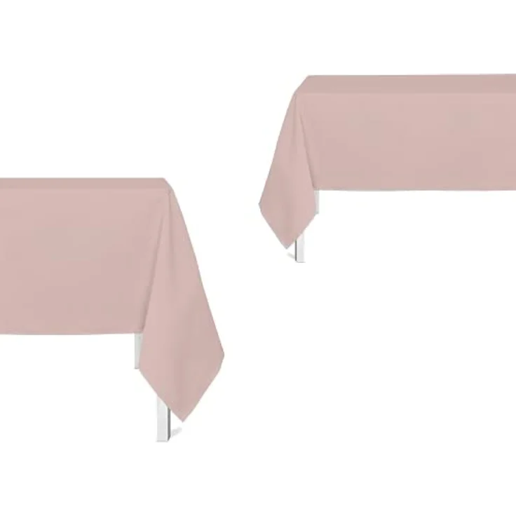 TODAY Tischdecke – Tischtuch – 150x250 cm – Polyester – Rosa der Wüste – Rosa – Bild 5