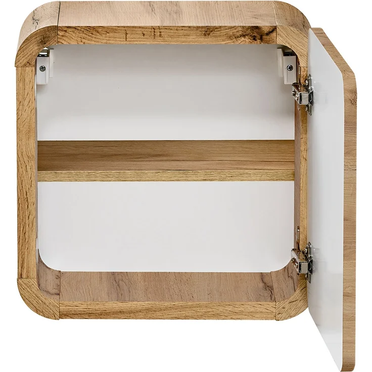Badezimmermöbel Komplett Set LUTON-56-CRAFT, Eiche, B/H/T ca. 180/200/46 cm – Bild 10
