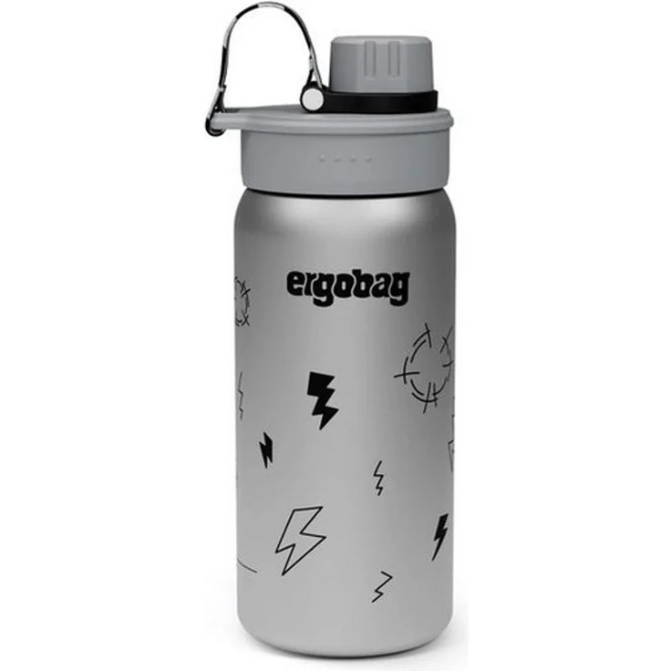 ergobag Trinkflasche Edelstahl Trinkflasche, auslaufsicher und kohlensäuregeeignet – Bild 3