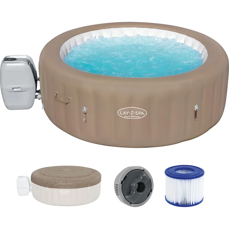 LAY-Z-SPA® Whirlpool 'Palm Springs AirJet™', Ø 196 x 71 cm, rund