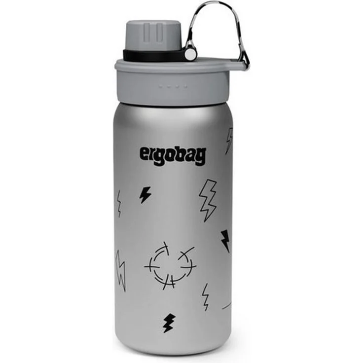 ergobag Trinkflasche Edelstahl Trinkflasche, auslaufsicher und kohlensäuregeeignet – Bild 5