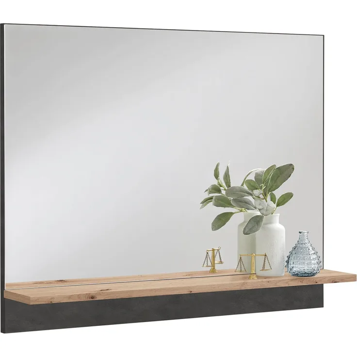 Garderobenspiegel >Birkenhead< in Matera - 80x62.5x14cm (BxHxT)