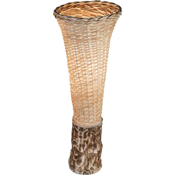 formano Holzsockel Rattan-Lampe schmal – Bild 1