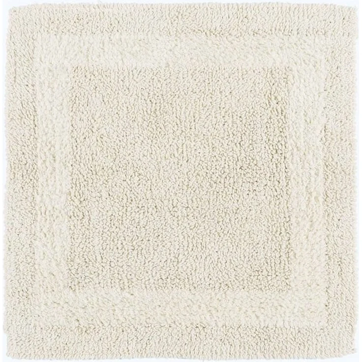 Homescapes Premium Badematte Creme, Badvorleger 50x80 cm, Badteppich Baumwolle mit Wende-Design – Bild 4