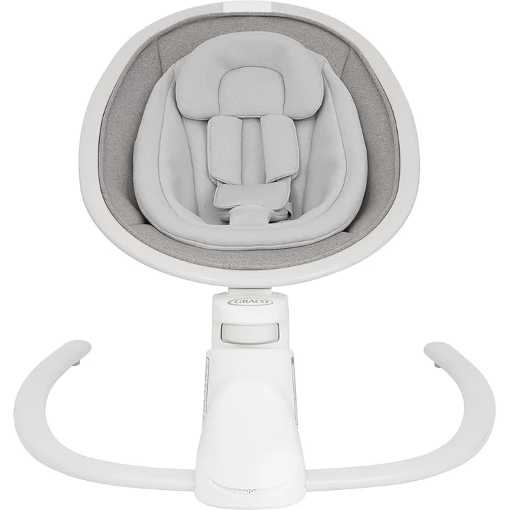 Graco Sway ’n Grow™ elektrische Babyschaukel und Sesssel, 3in1, ab Geburt bis ca. 4 Jahre (18 kg), sanft und leise, 3-fach verstellbarer Sitz, Heather – Bild 1