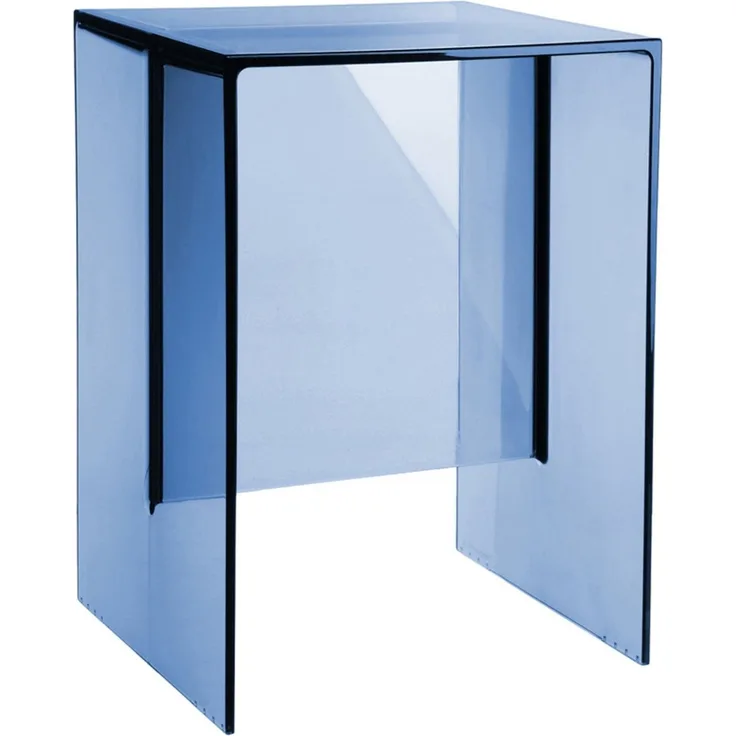Kartell Max-Beam Hocker, Plastik, blau, 27 x 47 x 33 cm