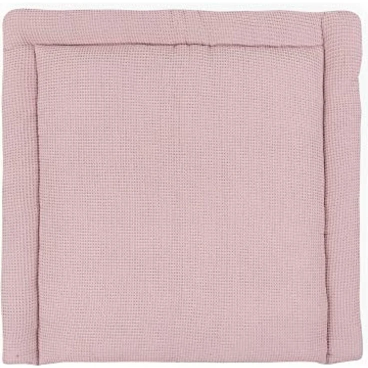KraftKids Wickelauflage in Waffel Piqué rosa, Wickelunterlage 60x70 cm (BxT), Wickelkissen – Bild 1