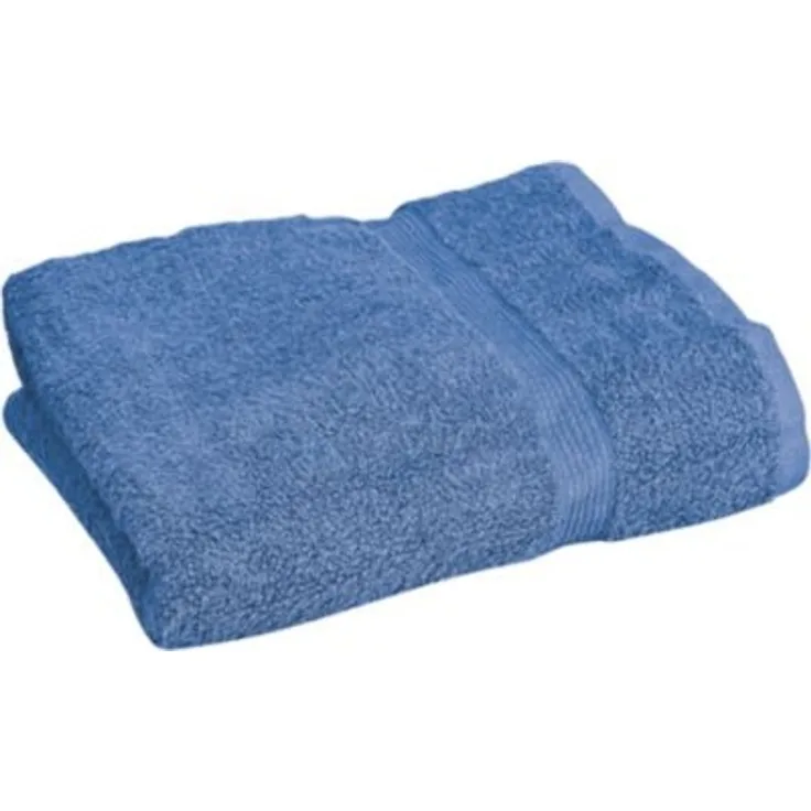 Handtuch blau 70x140 cm - 100% Baumwolle 500 g/m² im Plastikbeutel