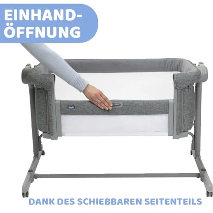 Chicco Next2Me Magic Evo Co-Sleeper - Dark Grey Gr – Bild 3