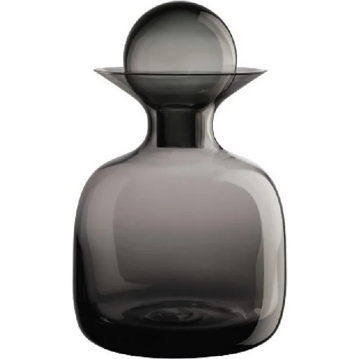 ASA Selection glas Karaffe klein, Wasserkaraffe, Glas, Grau glänzend, 750 ml, 53501009