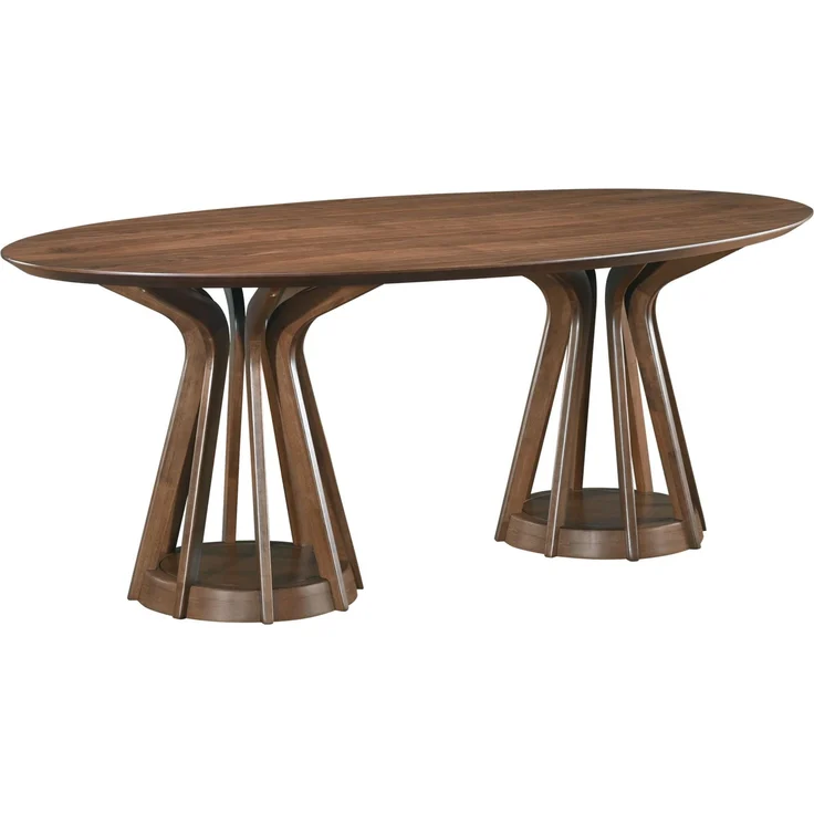 Selsey ‘Stenne’ Esstisch Nussbaum-Optik 200 x 110 cm – Bild 1