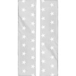 roba Bankkissen 'Little Stars' - 2-teilig - mit Gummizu - HxBxT: 2,5 x 108 x 20 cm - Grau / Weiß