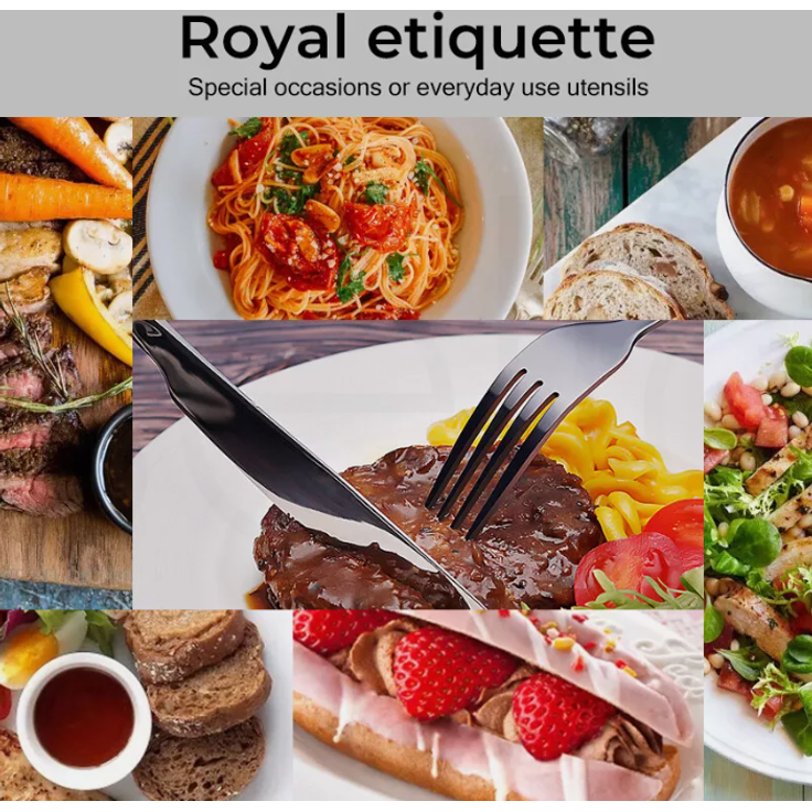 ABC 30 - teiliges Besteckset aus Edelstahl mit silbernem Besteck und Löffeln für Kinder – Bild 2