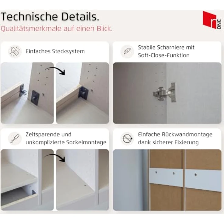 Rauch Möbel LUNIK, Kleiderschrank, Farbe Fango, Breite 181 cm – Bild 10