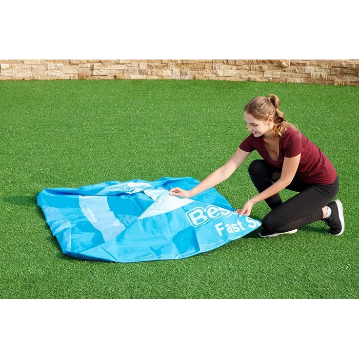 Bestway Fast Set Aufblasbarer Pool Rund 183x51 cm Blau 92844 – Bild 4