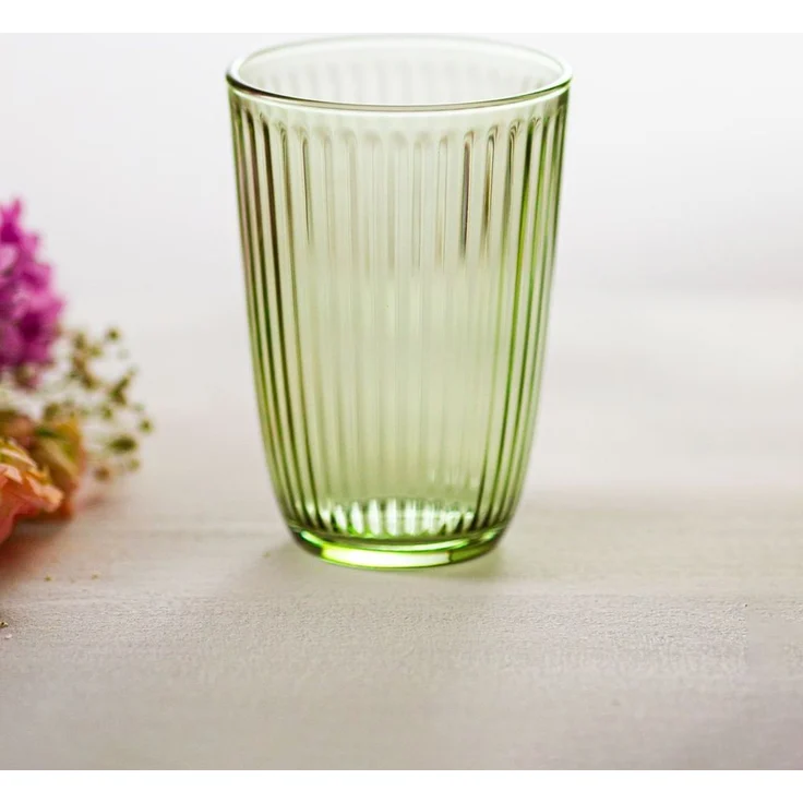 Hermia Concept 'Splendid 395 - Green' Gläser-Set (4-teilig), Grün, 8,5 x 8,5 x 12 cm, 395 ml – Bild 1