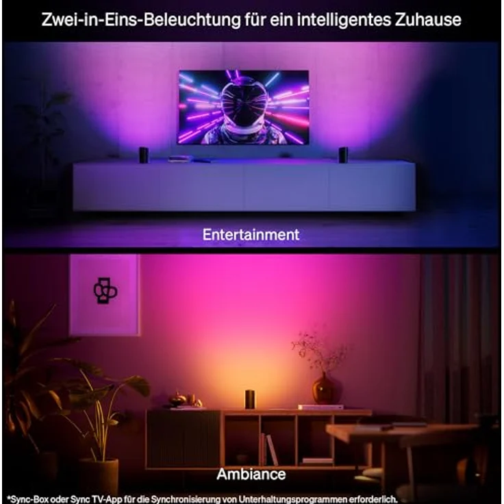 Philips Hue Play wall washer Leuchte black EU/UK – Bild 8