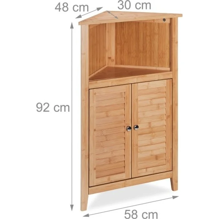 Eckschrank aus Bambus 10046270 – Bild 4