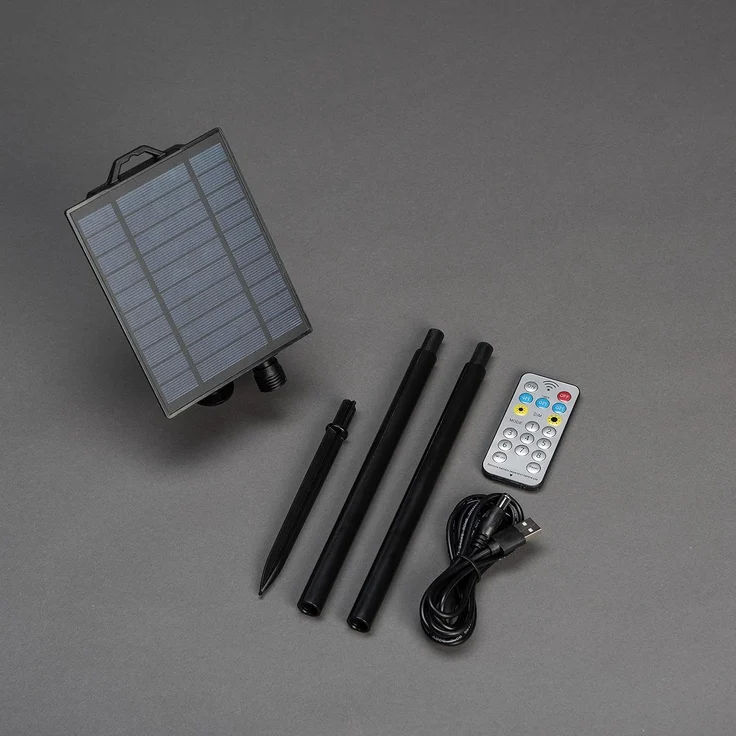 Konstsmide Solar-Batteriebox inkl. Fernbedienung und USB Kabel – Bild 3