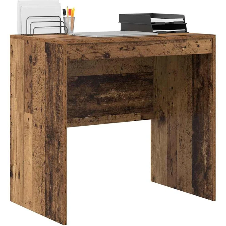 vidaXL Schreibtisch Altholz 80 x 50 x 76 cm 869432 – Bild 2