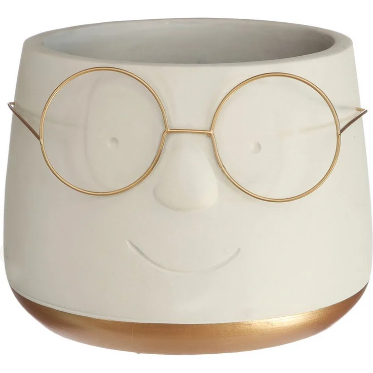 Annastore Übertopf Blumenübertöpfe in witzigem Design (Übertöpfe für Zimmerpflanzen), Blumentöpfe - Übertöpfe aus Keramik - Lustige Blumentöpfe – Bild 1