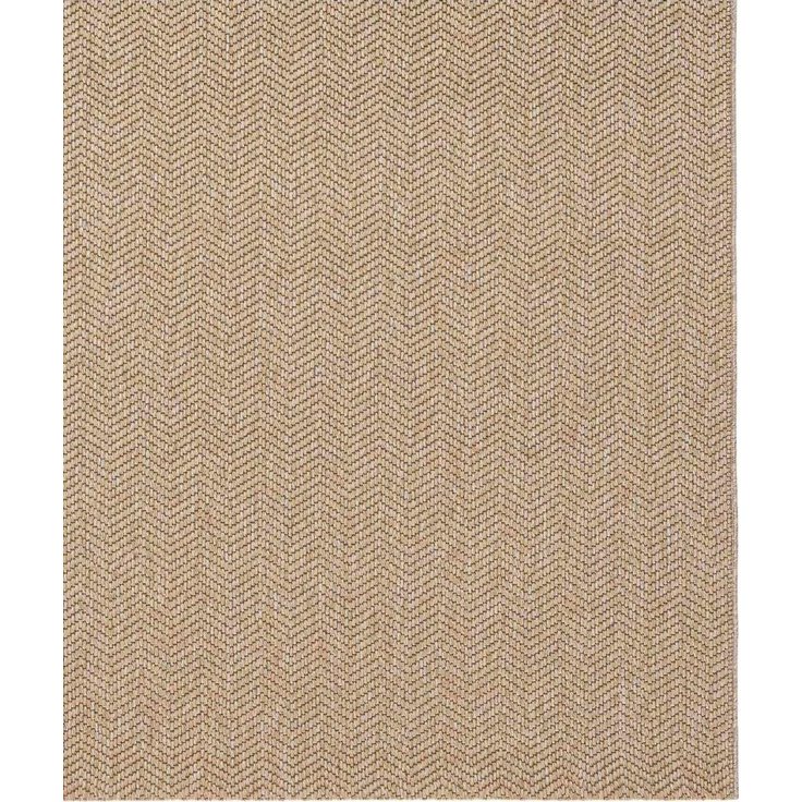 Moderner Naturteppich 117 x 180 cm Polypropylen Beige 88778130 [en. casa] – Bild 2
