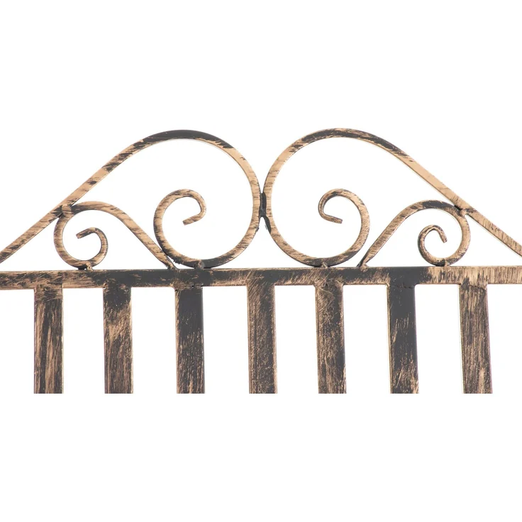 CLP Schaukelstuhl Relaxstuhl Smilla, wetterfest für Garten, Metallgestell,bronze – Bild 7