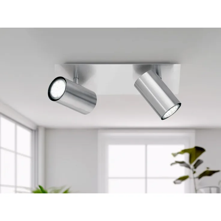Trio Marley Deckenleuchte 35W, GU10, Nickel matt (802400207)