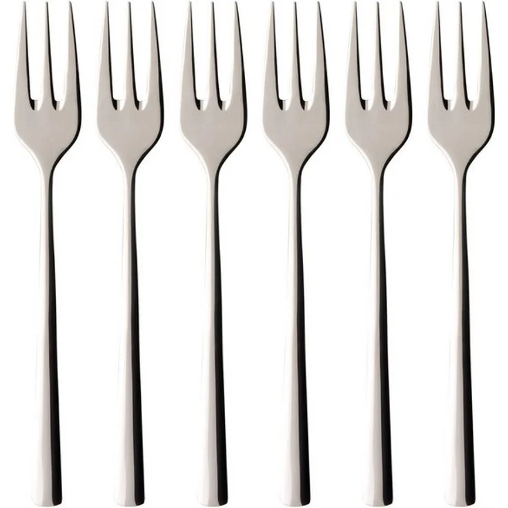 Villeroy & Boch Besteck-Set Piemont Kuchengabel Set 6tlg (6-tlg), 6 Personen, Edelstahl – Bild 4
