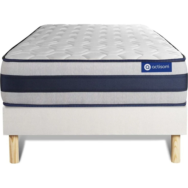 Actimemo ergo matratze 90x190cm + Bettgestell mit lattenrost , Härtegrad 4 , Memory-Schaum , Höhe : 24 cm – Bild 1