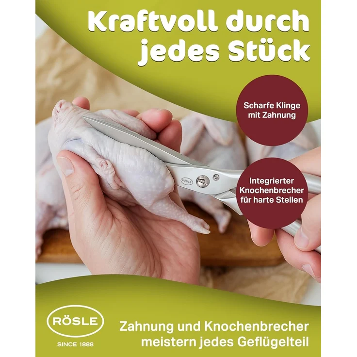 RÖSLE Geflügelschere COZY Geflügelschere 24,5 cm – Bild 3