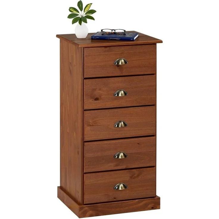 IDIMEX Kommode PARIS, Kommode mit 5 Schubladen Apothekerkommode Holzschrank Mehrzweckkommode – Bild 1