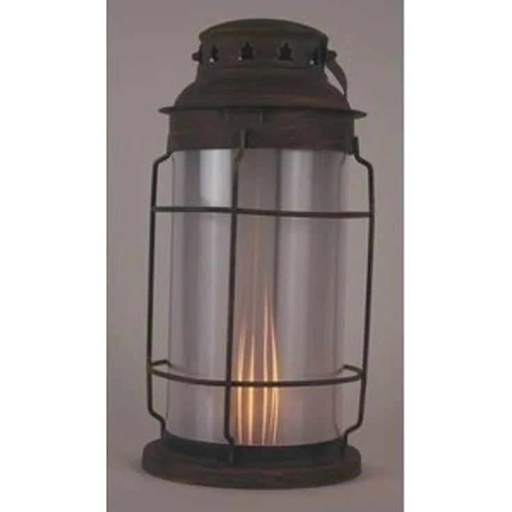 FHS LED Dekolicht 34191 Metall-Laterne Kupfer mit Flammeneffekt – Bild 4