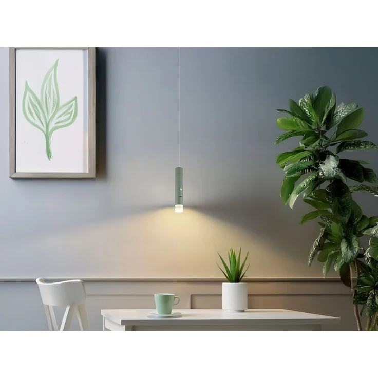 Akku Pendelleuchte PELO Grün, dimmbar, abnehmbarer Leuchtenkopf Ø 3,8cm – Bild 10