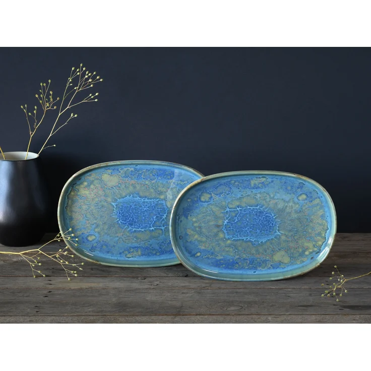 Yuki Grün-blau, Servierplatte 2tlg (mo) – Bild 2
