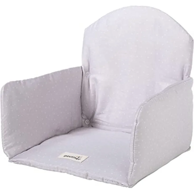 Geuther 4747 Sitzverkleinerer | Sitzkissen | Kinderhochstuhleinlage für Babys | geeignet für Hochstüle Filou-Up, Mucki und Nico | Besonders pflegeleicht | in vielen Designs erhältlich | Sprinkled Grey