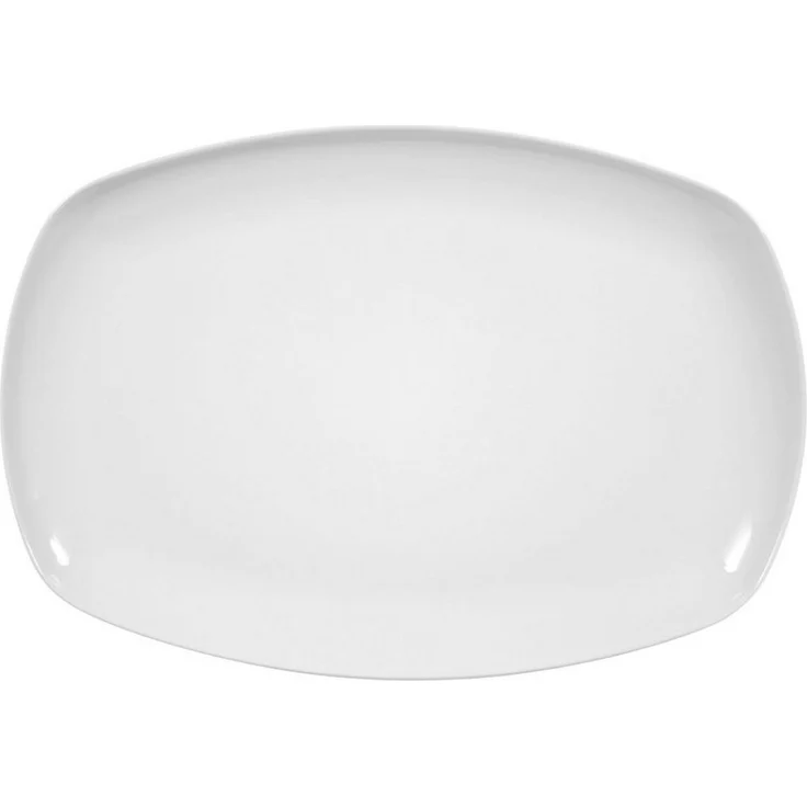 Seltmann Weiden Servierplatte Lido Weiß, Porzellan, 35x24 cm – Bild 5