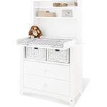Pinolino 'Florentina' Wickelkommode inkl. Regalaufsatz, weiß