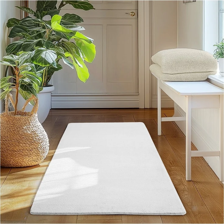 SIMPEX24 Teppich Unicolor - Einfarbig, Rund, Höhe: 11 mm, Perfekt geeignet für Wohnzimmer, Schlafzimmer,Kinderzimmer – Bild 1
