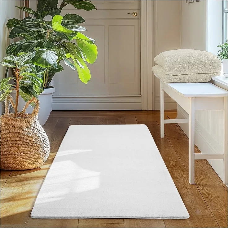 SIMPEX24 Teppich Unicolor - Einfarbig, Rund, Höhe: 11 mm, Perfekt geeignet für Wohnzimmer, Schlafzimmer,Kinderzimmer