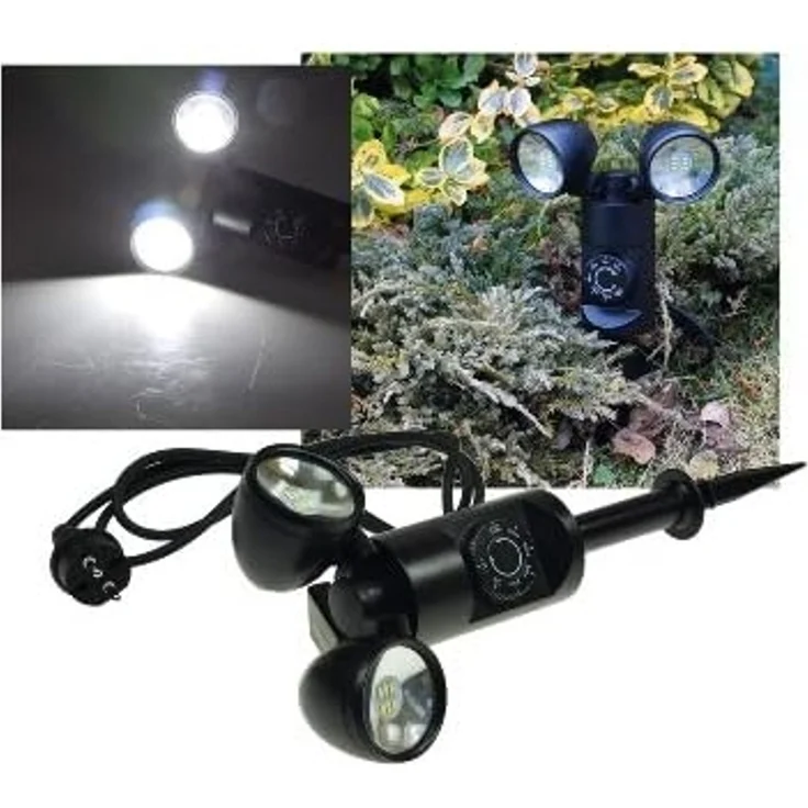 LED Gartenleuchte "CT-GS Sens DUO", 2x3W, Sensor+Timer – Bild 5