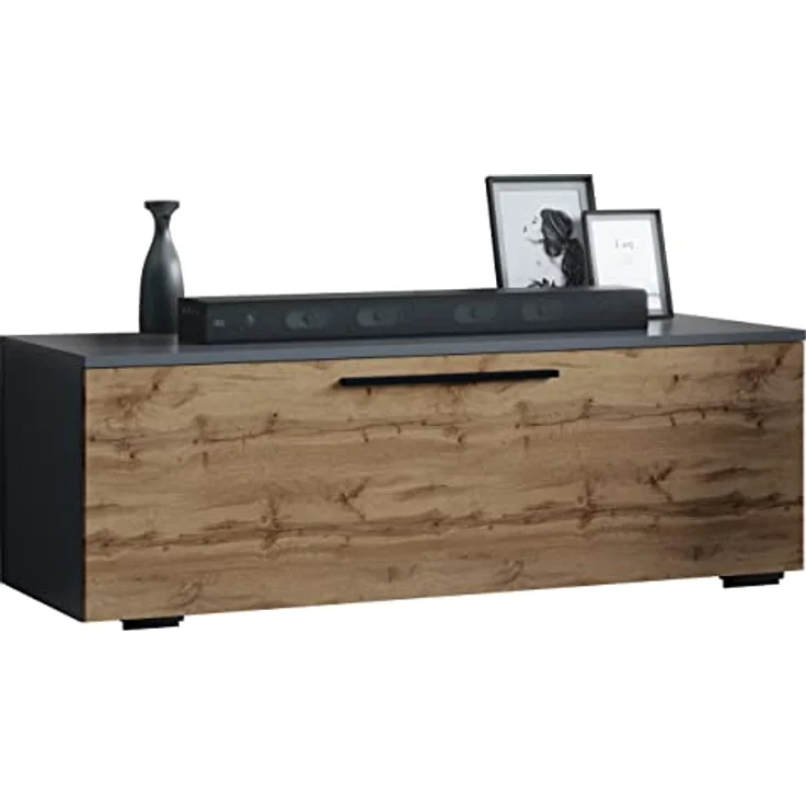 MID.YOU Lowboard Anthrazit, Holzwerkstoff, stehend, 115x39x40 cm für Wohnzimmer – Bild 1