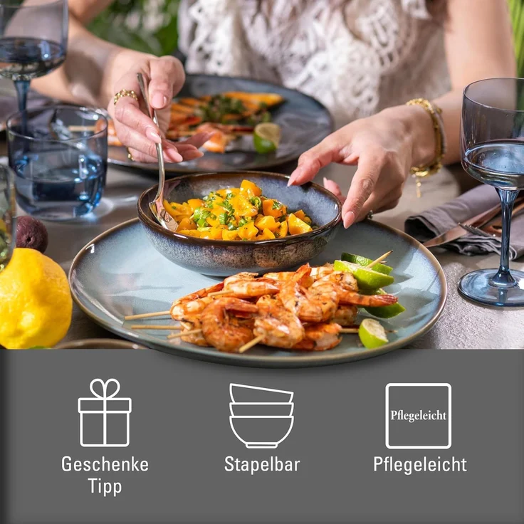 like. by Villeroy & Boch Lave glacé Servierplatte ø 32 cm - DS – Bild 6