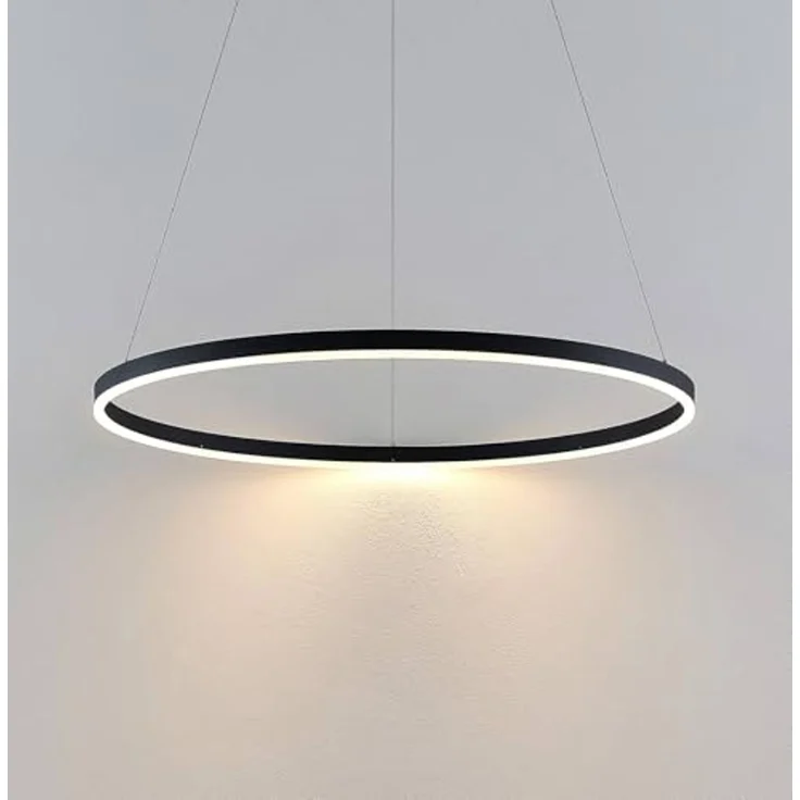 Arcchio Hängeleuchte Albiona, LED, Metall, Schwarz warmweiß IP20, LED 46,8 W gesamt, warmweiß – Bild 6