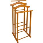 ARREDAMENTI ITALIA Herrendiener für Schlafzimmer Maxi, Holz - 3fach-Träger - Farbe: Kirsche Holz AR-It il Cuore del Legno“